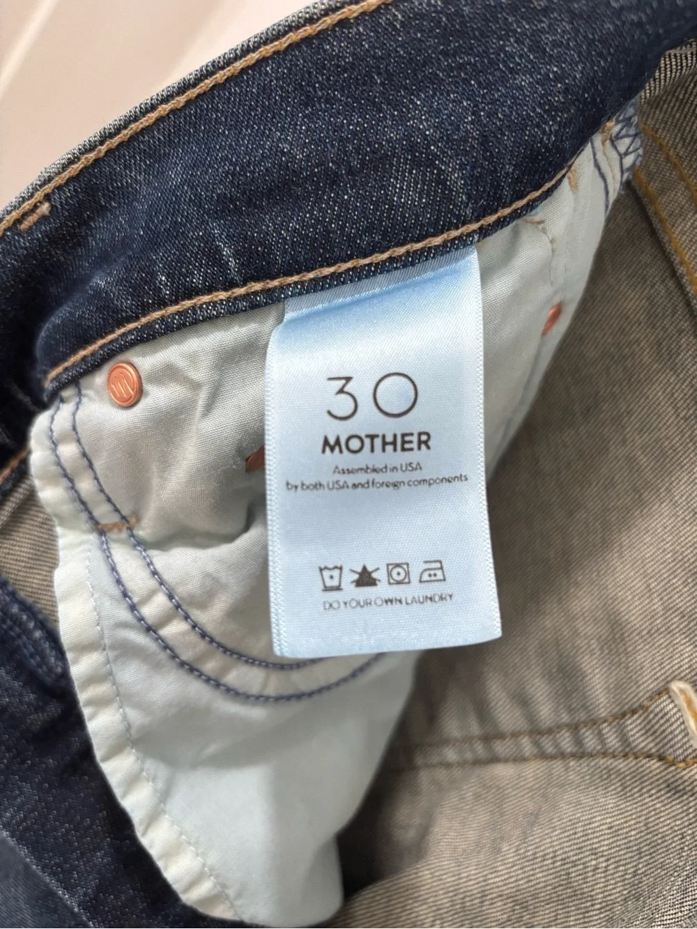 MOTHER High Waisted Rider Ankle Fray in Wicked Wildflower Size 30